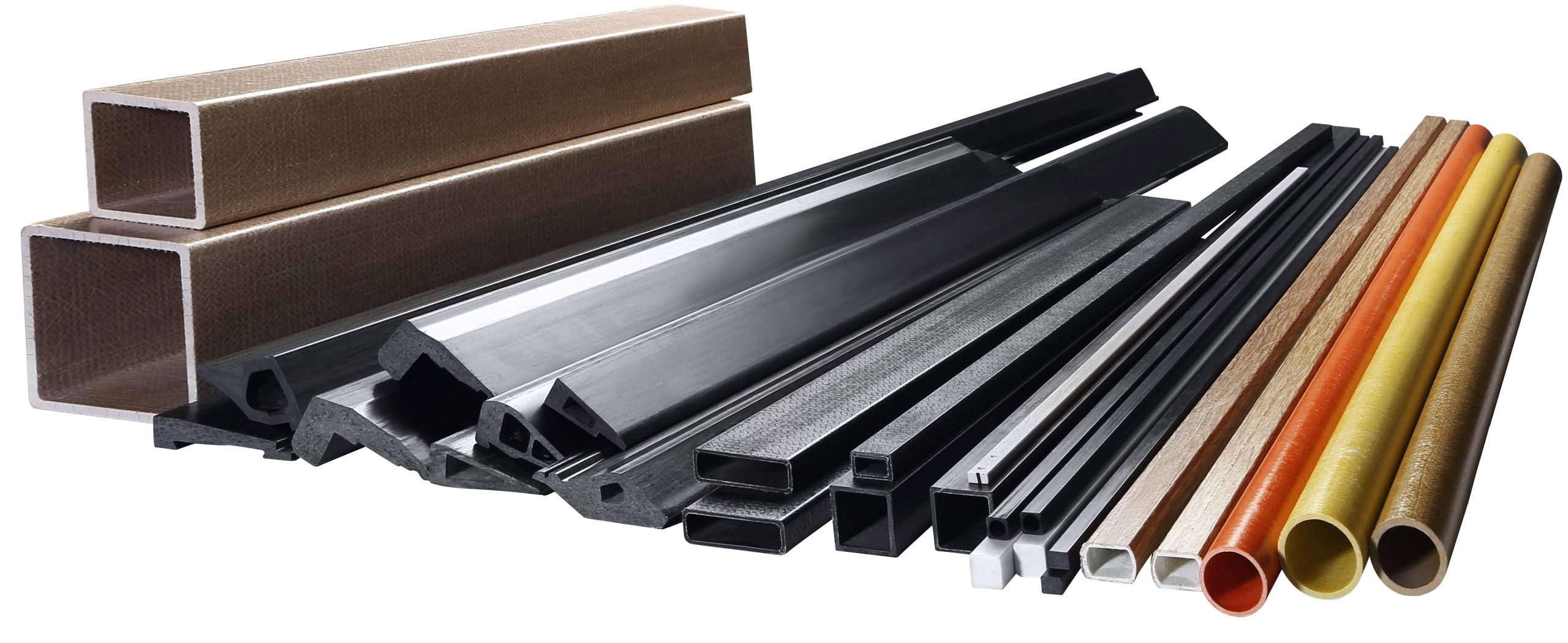 PULTRUDED CARBON FIBER RODS TUBES
